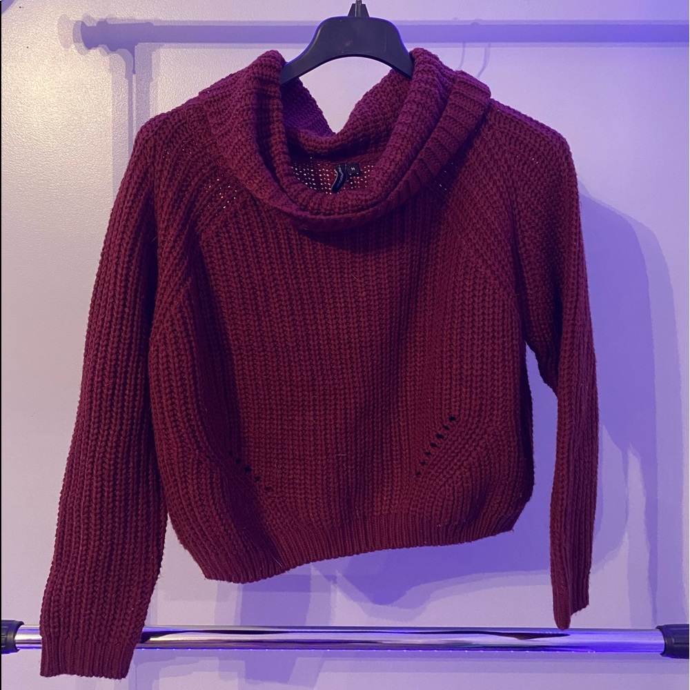 turtle neck oversized sweater